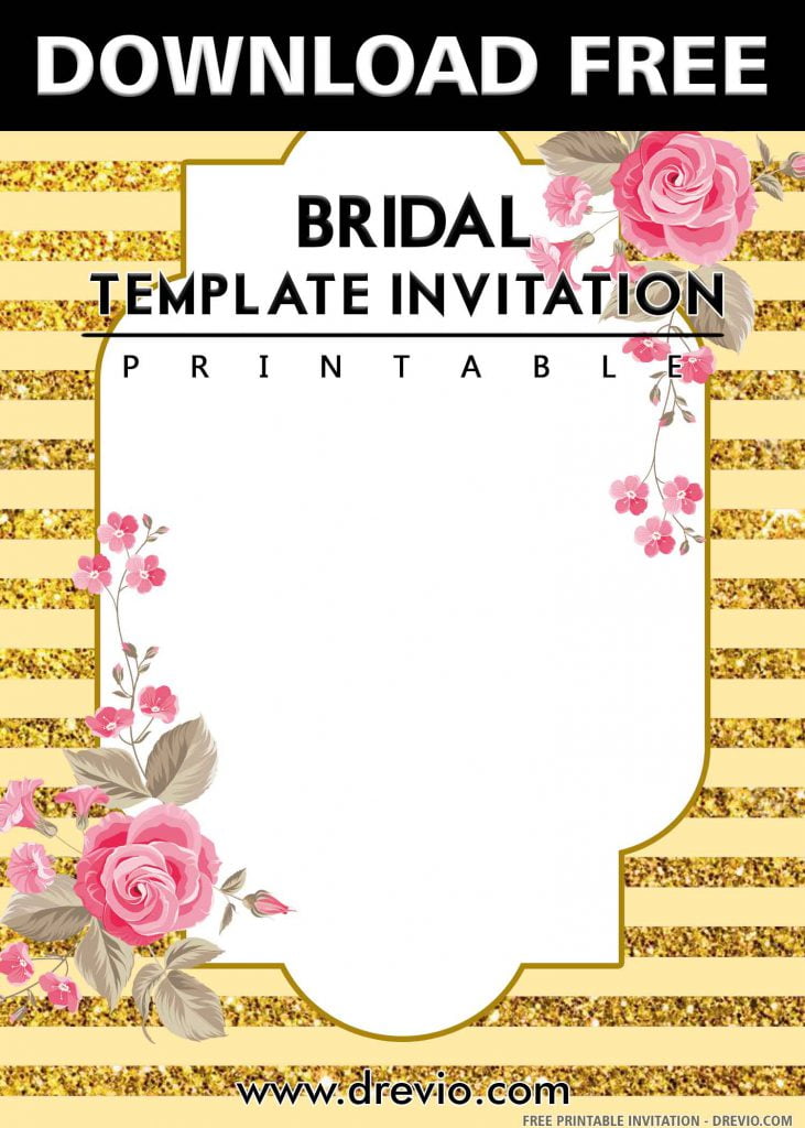 FREE BRIDAL Invitation with title