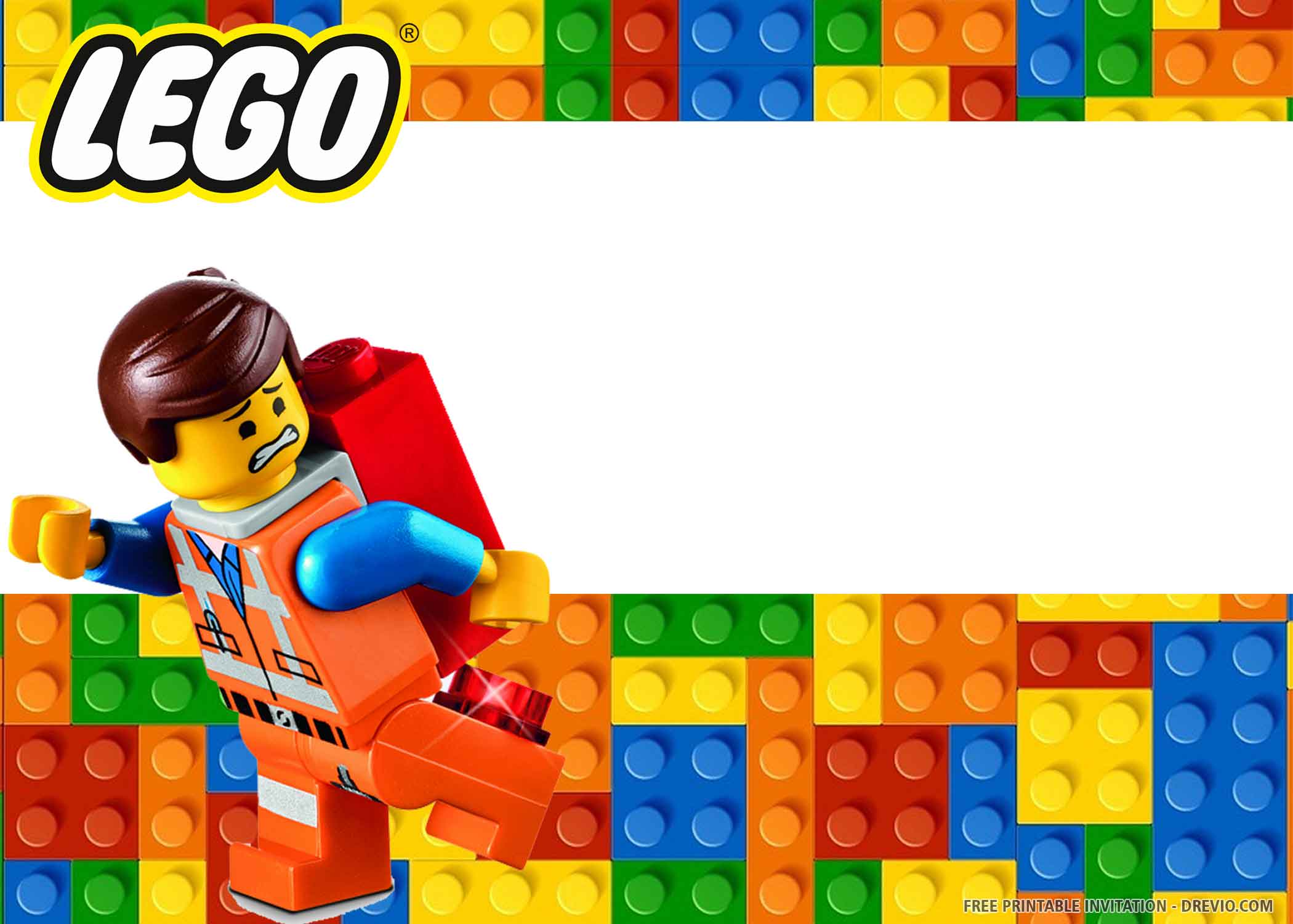 vendaje pico profesor FREE PRINTABLE) – Lego Birthday Invitation Templates | Download Hundreds  FREE PRINTABLE Birthday Invitation Templates