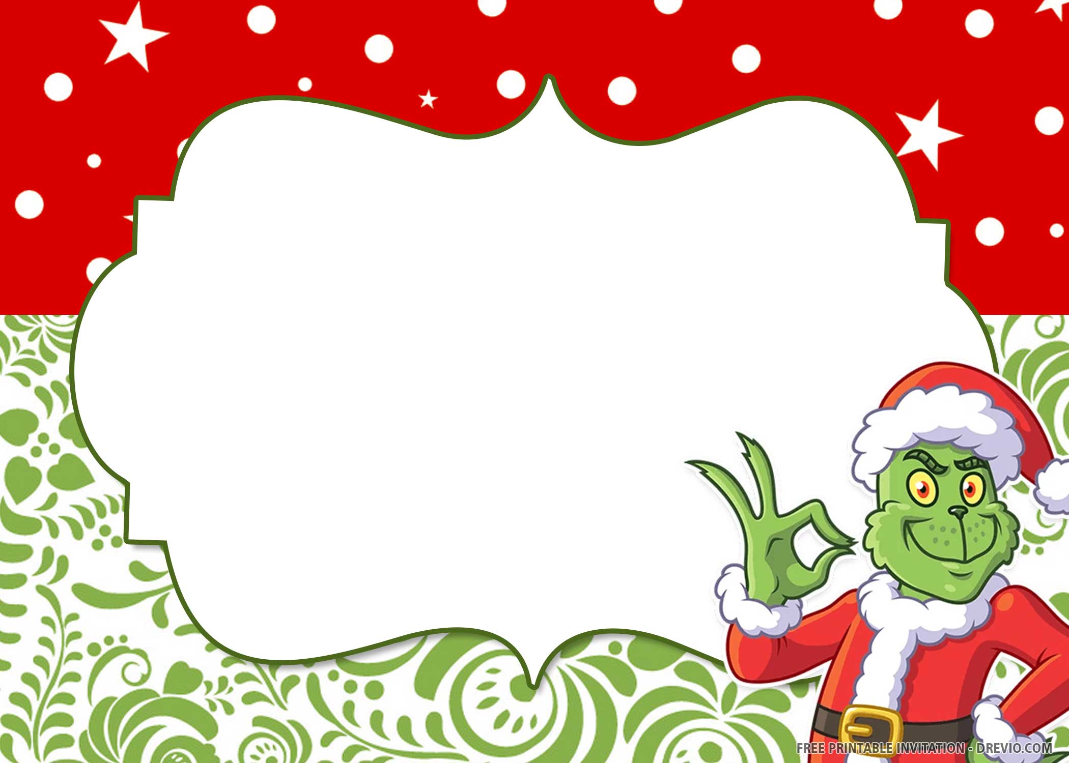 Printable Grinch Template