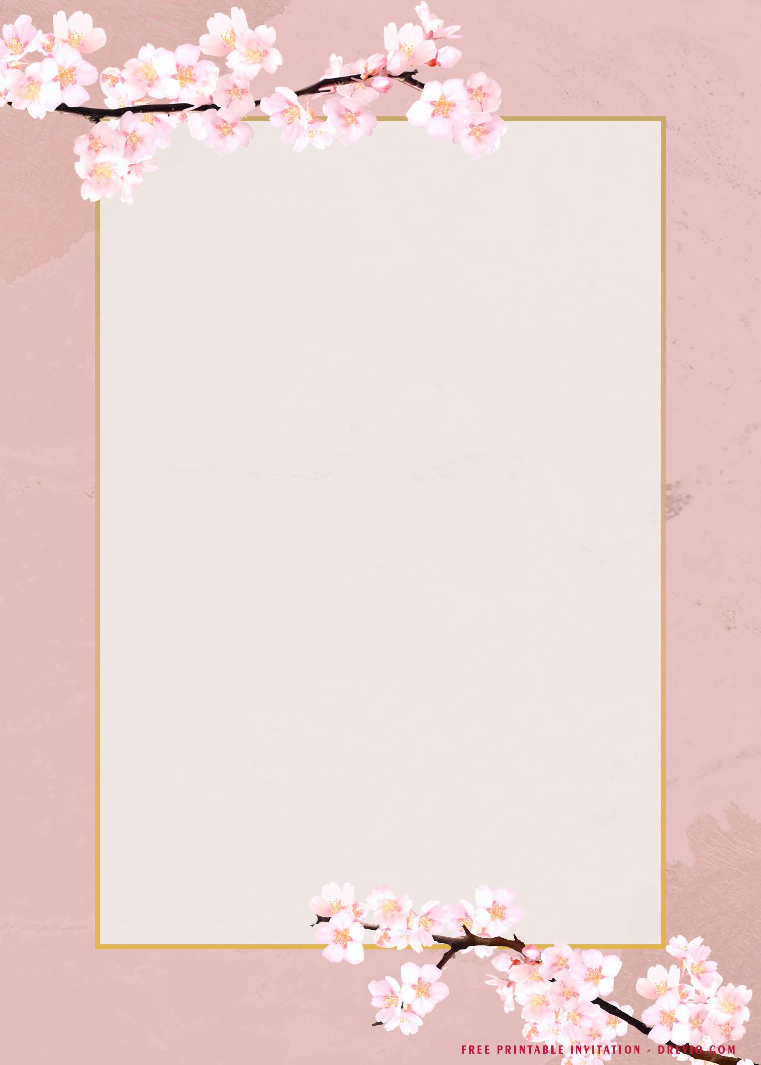 FREE Printable) – Blush Pink Baby Shower Invitation Templates | Download  Hundreds FREE PRINTABLE Birthday Invitation Templates