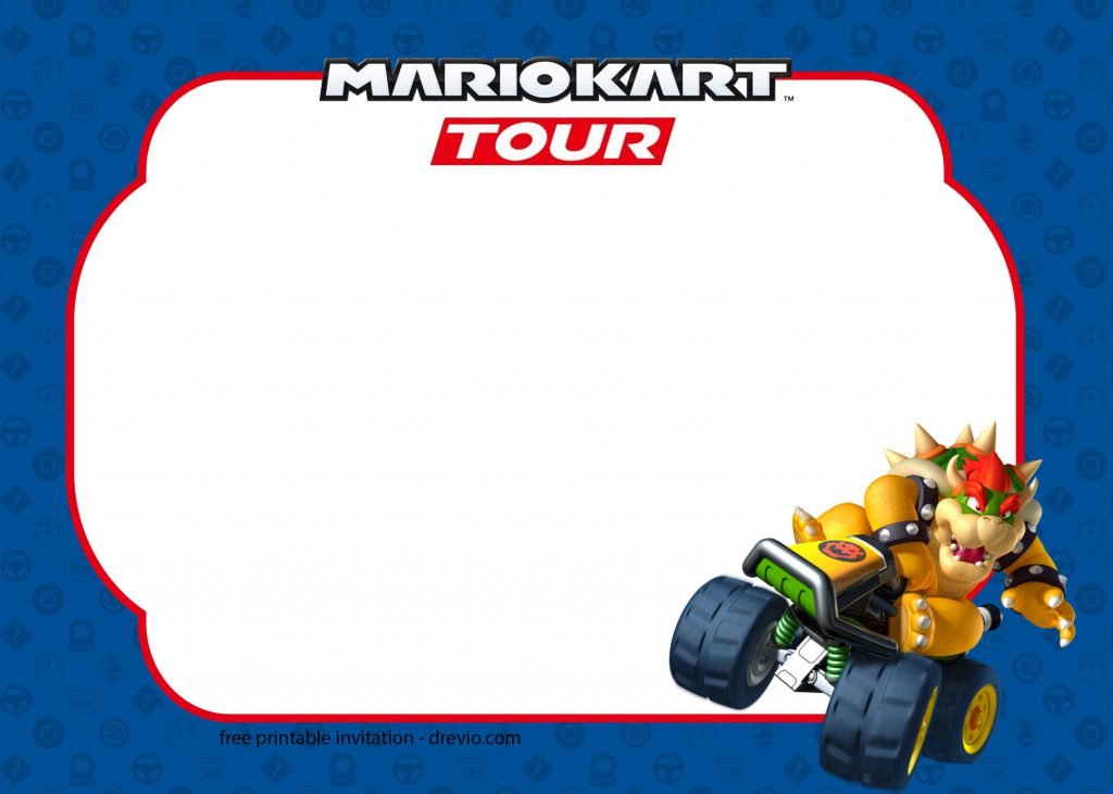 Invitation Template of 12+ FREE Mario Kart Tour Invitation Templates 2