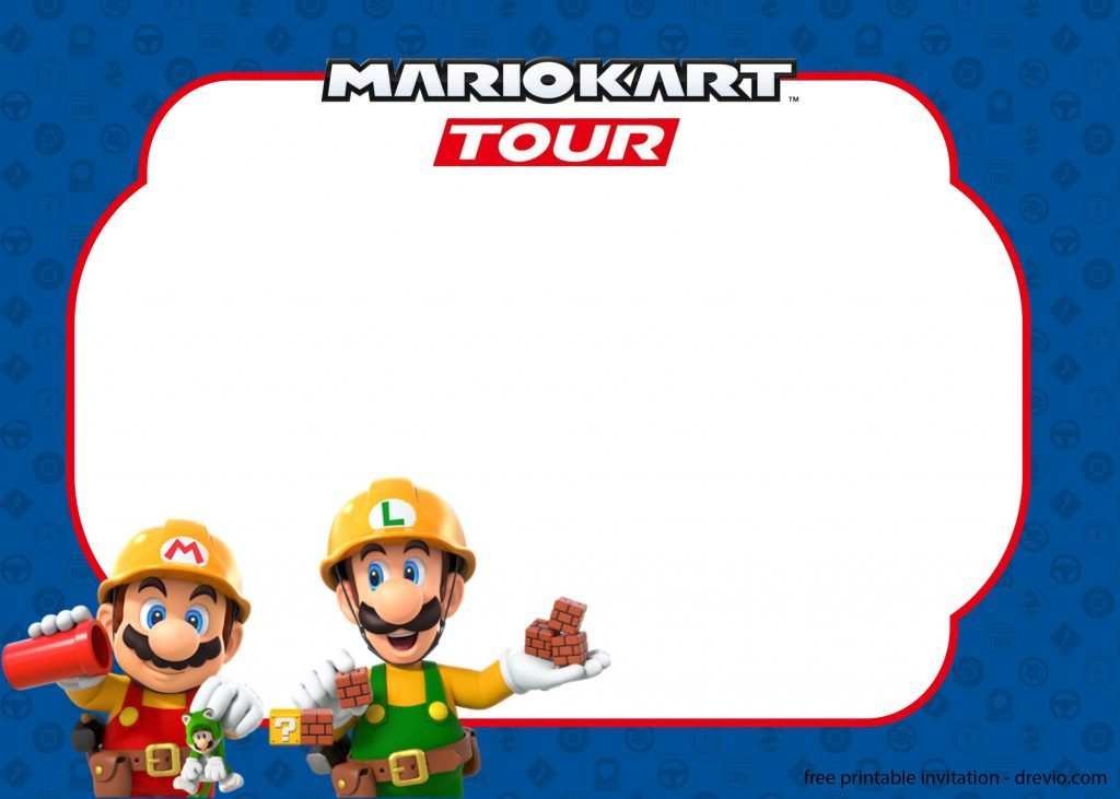 Invitation Template of 12+ FREE Mario Kart Tour Invitation Templates 14