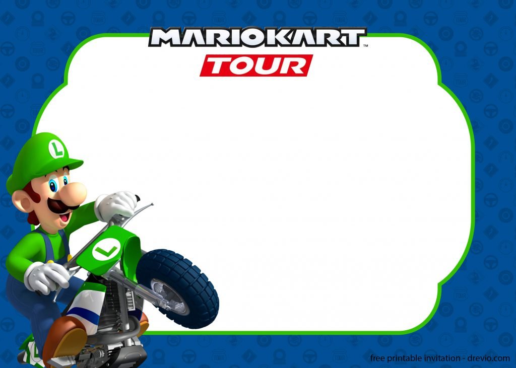 Invitation Template of 12+ FREE Mario Kart Tour Invitation Templates 8