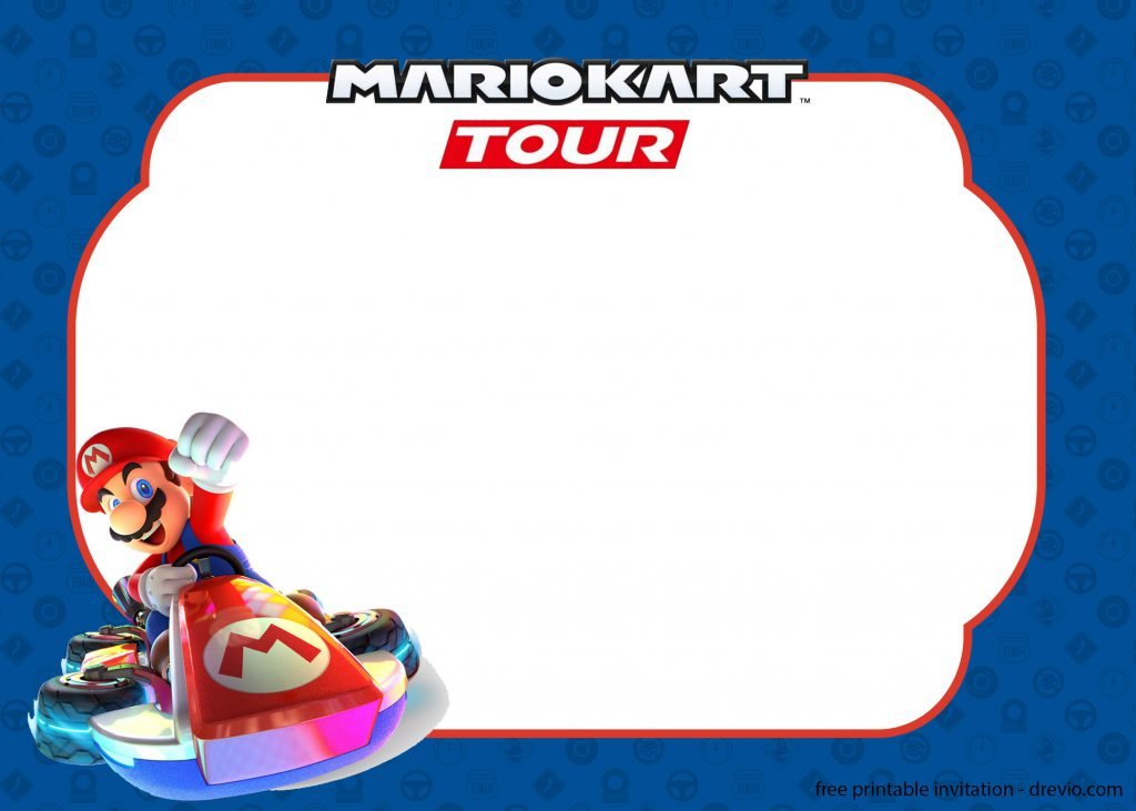 Invitation Template of 12+ FREE Mario Kart Tour Invitation Templates 10