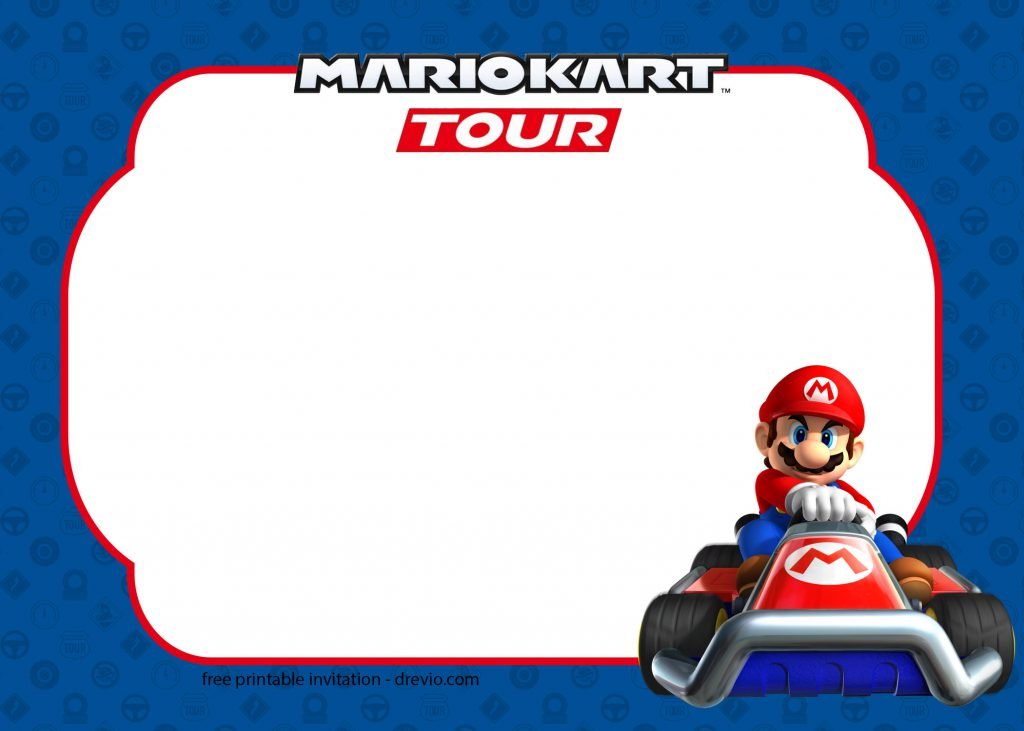 Invitation Template of 12+ FREE Mario Kart Tour Invitation Templates 3