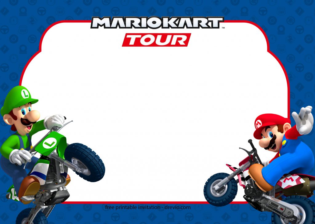 Invitation Template of 12+ FREE Mario Kart Tour Invitation Templates 6