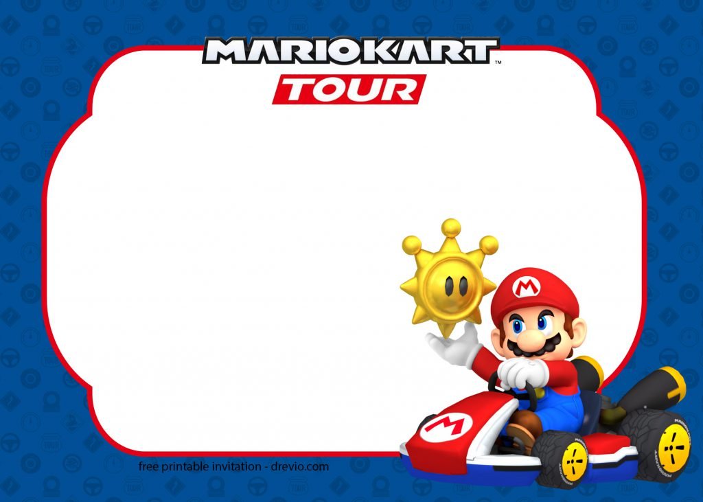 Invitation Template of 12+ FREE Mario Kart Tour Invitation Templates 5