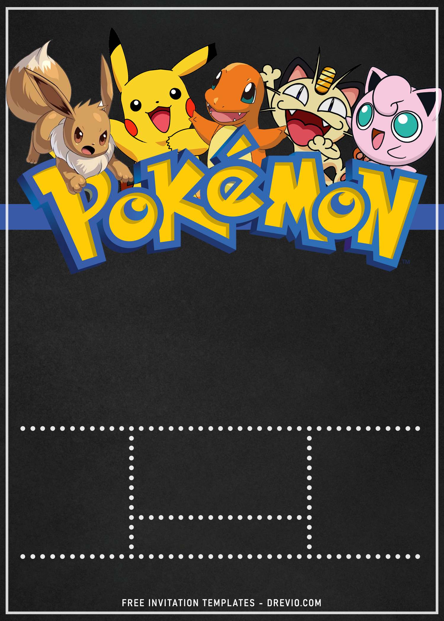pokemon invitations online free download