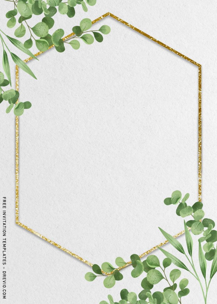 7+ Beautiful Greenery Wedding Invitation Templates and has rustic style background