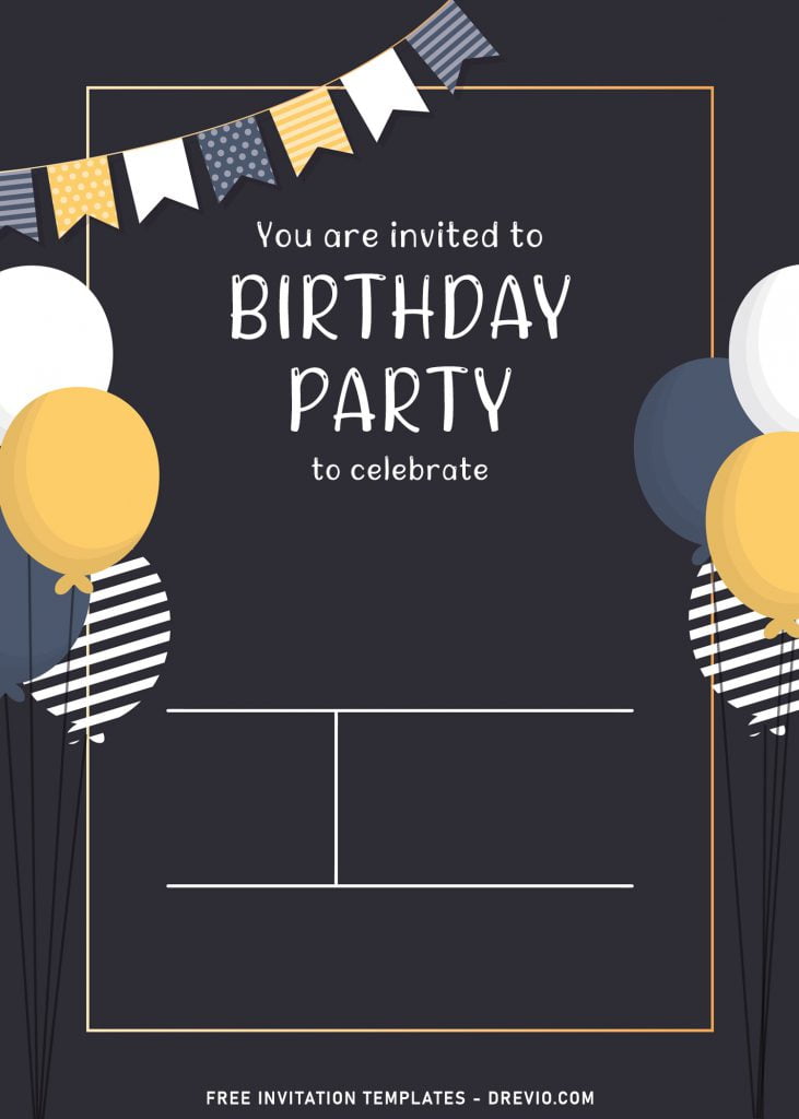 7+ Cute And Fun Birthday Invitation Templates For All Ages and it has Flat and Minimalist design