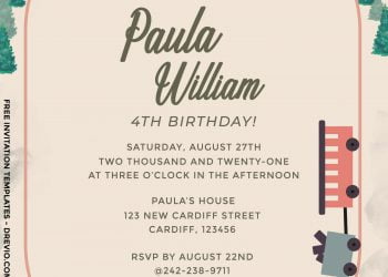 8+ Cute Vintage Train Themed Birthday Invitation Templates and has classy and vintage looks