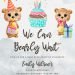 8+ Adorable Baby Bear Birthday Invitation Templates