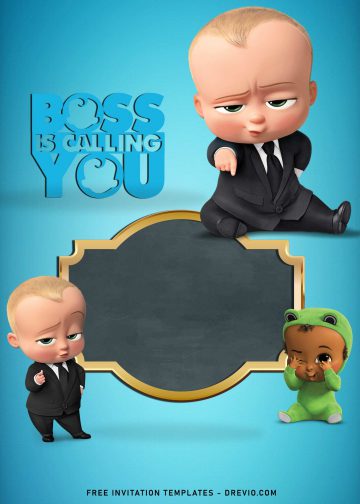 10+ Boss Baby Birthday Invitation Templates | Download Hundreds FREE ...