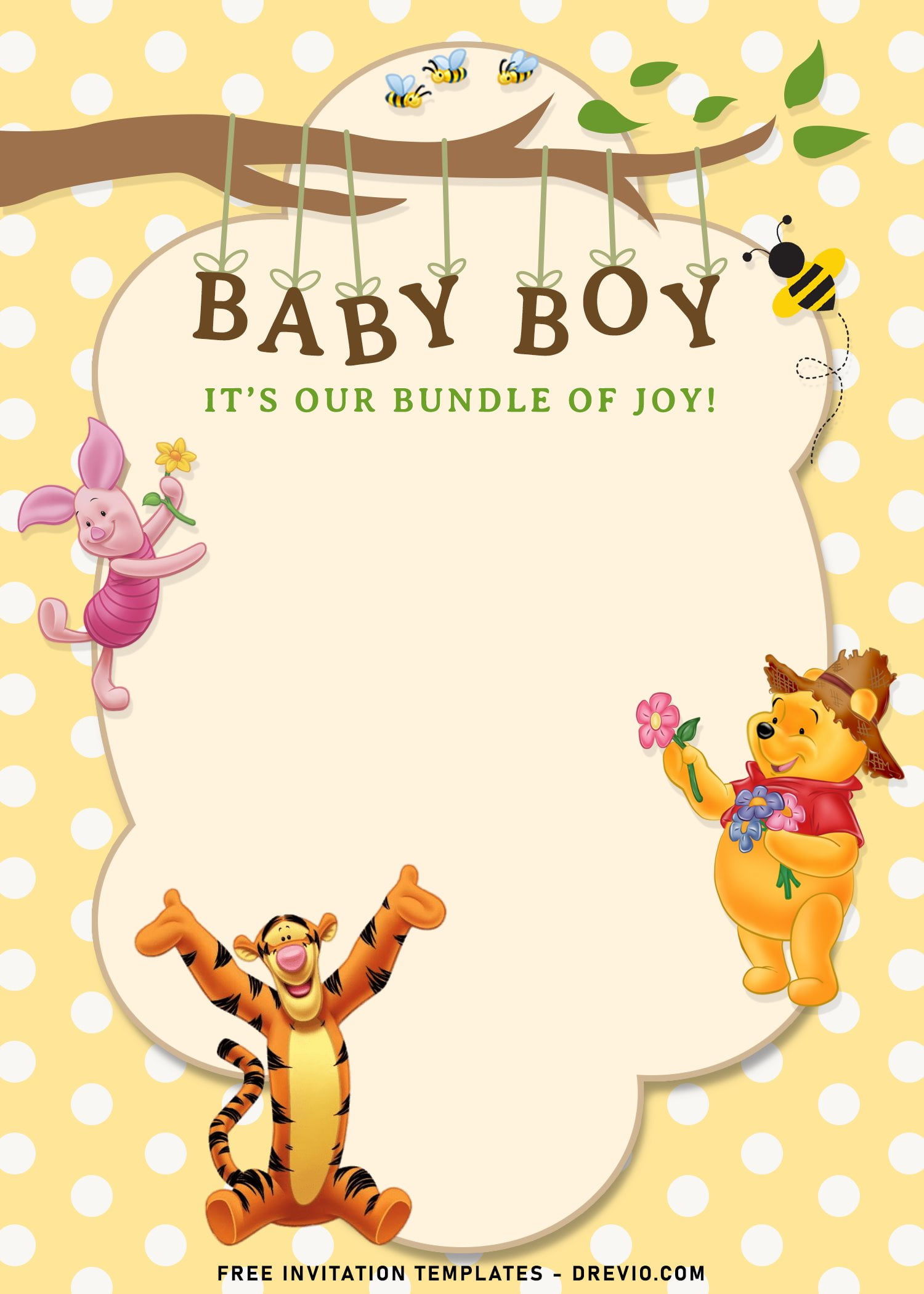11 Winnie The Pooh Birthday Invitation Templates Download Hundreds Free Printable Birthday Invitation Templates