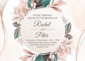 Invitation Template of 7+ Floral Wreath Wedding Invitation Templates 11