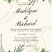 8+ Aesthetic Greenery Wedding Invitation Templates