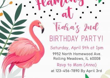 9+ Flamingle Birthday Invitation Templates