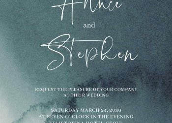 8+ Luxury Industrial Inspired Wedding Party Invitation Templates