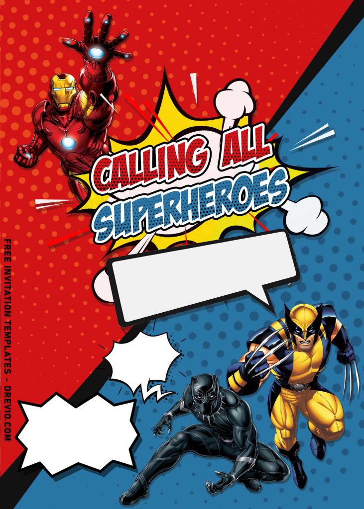 8+ Avengers Superhero Birthday Invitation Templates and has Ironman