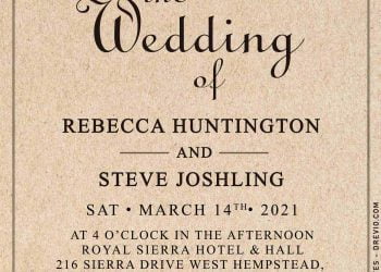8+ Classic Vintage Wedding Invitation Templates