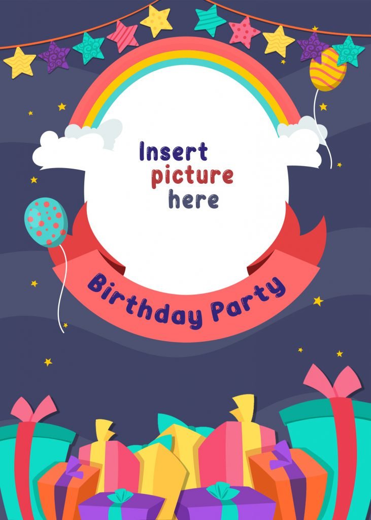 10+ Children Birthday Invitation Templates and has Birthday Gift Boxes