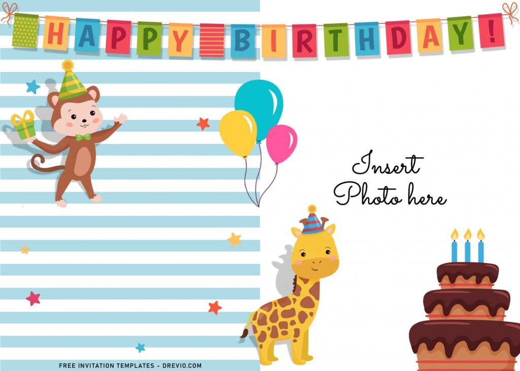 11+ Cute Birthday Baby Animals Birthday Invitation Templates For Your Kid’s Birthday Party and has Baby Raccoon