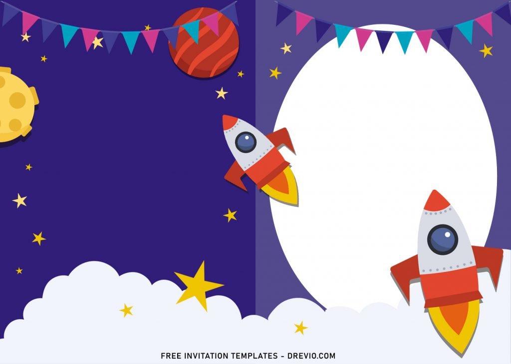 11+ Space Galaxy Birthday Invitation Templates For Your Little Astronaut's Birthday Party and has Mars