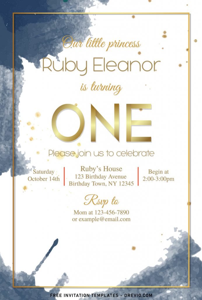 7+ Watercolor Celestial Birthday Invitation Templates Perfect For Any Ages