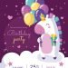 7+ Magical Rainbow Unicorn Birthday Invitation Templates For Kids Birthday Party
