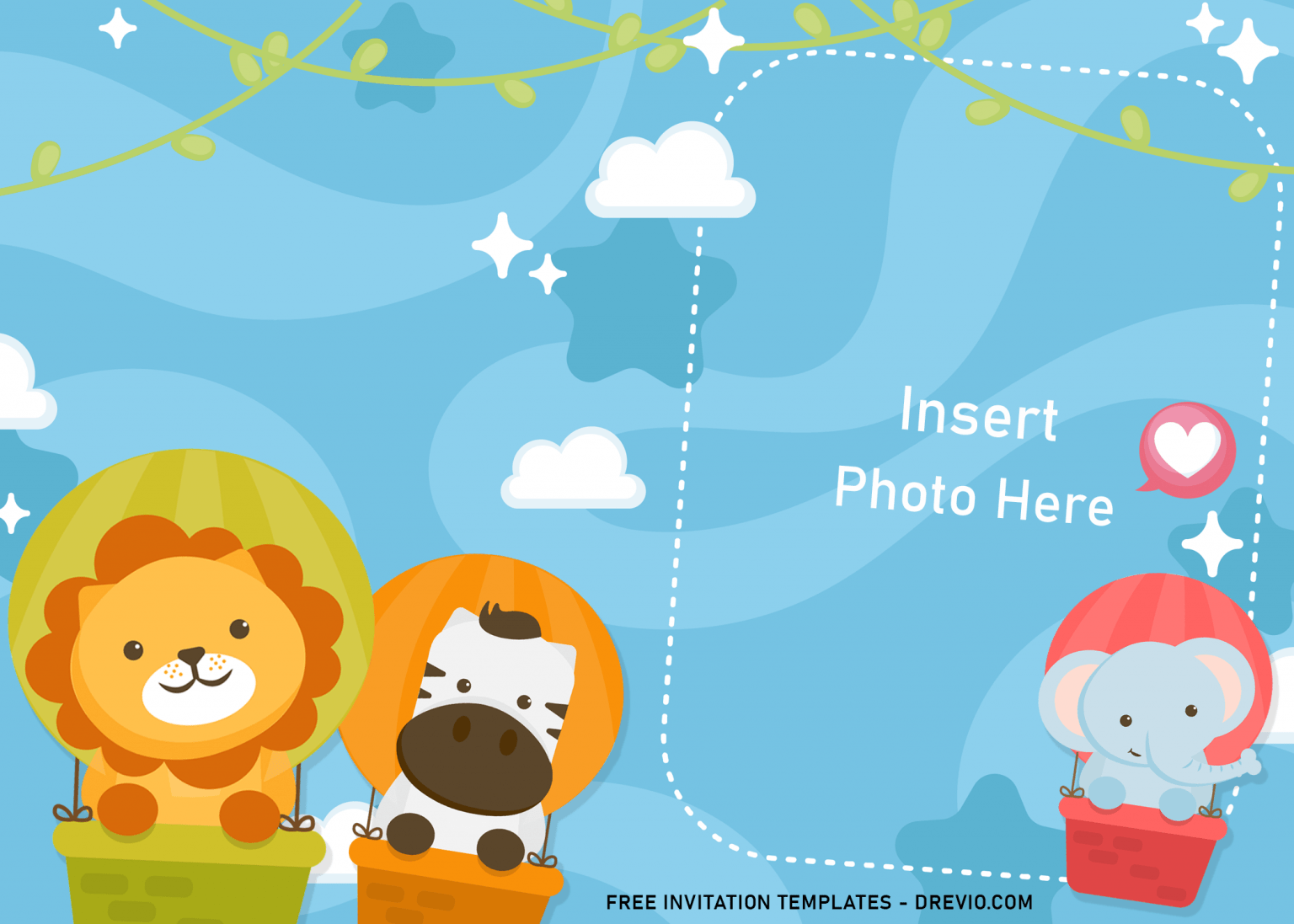 8-adorable-safari-animals-baby-shower-invitation-templates-download