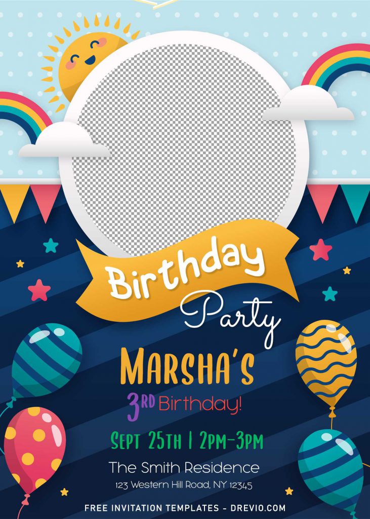8+ Personalized Kids Birthday Party Invitation Templates For Any Ages