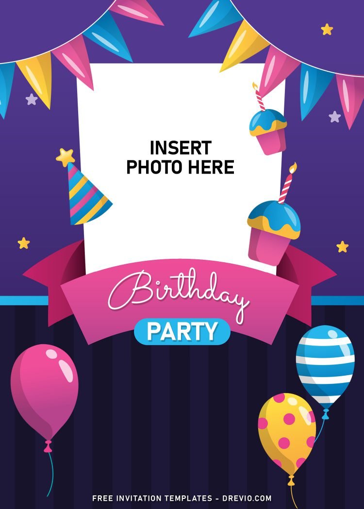 11+ Fun Birthday Invitation Templates For Your Kid’s Upcoming Birthday ...