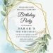 10+ Elegant Geometric Greenery Birthday Invitation Templates
