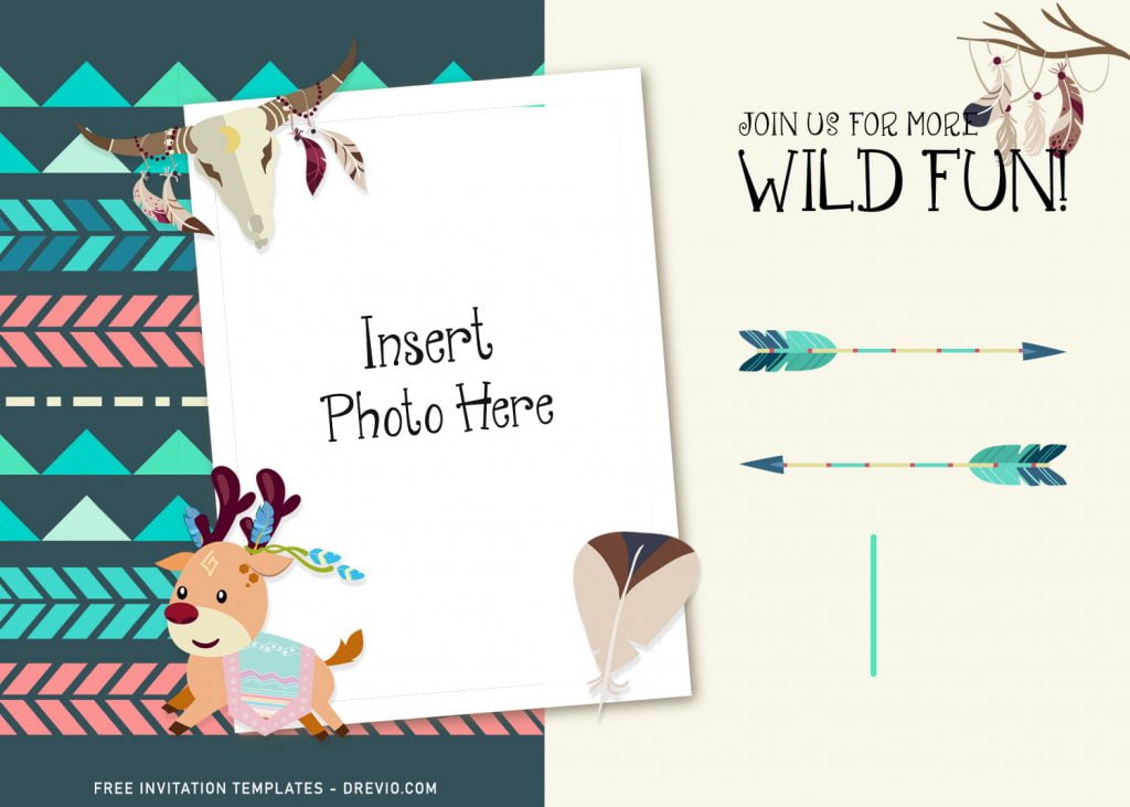 11+ Personalized Boho Woodland Birthday Invitation Template For Kids Of Any Ages and has landscape design