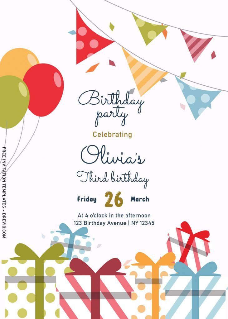 7+ Fun Party Birthday Invitation Templates