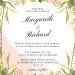 7+ Beautiful Wedding Invitation Templates With Gorgeous Watercolor Floral Decorations