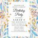 8+ Enchanted Garden Floral Birthday Invitation Templates To Enhance Your Spring Birthday