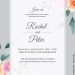 8+ Gorgeous Blush Floral Wedding Invitation Templates