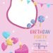 8+ Cute Pink Girl Themed Birthday Invitation Templates