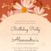 8+ Blissful Daisy Birthday Invitation Templates To Celebrate Your Kid's Birthday In Style