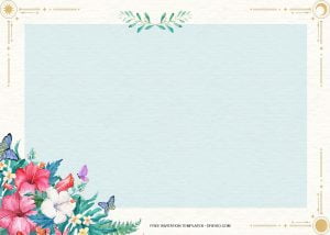 11+ Hibiscus Floral Set Invitation Templates | Download Hundreds FREE ...