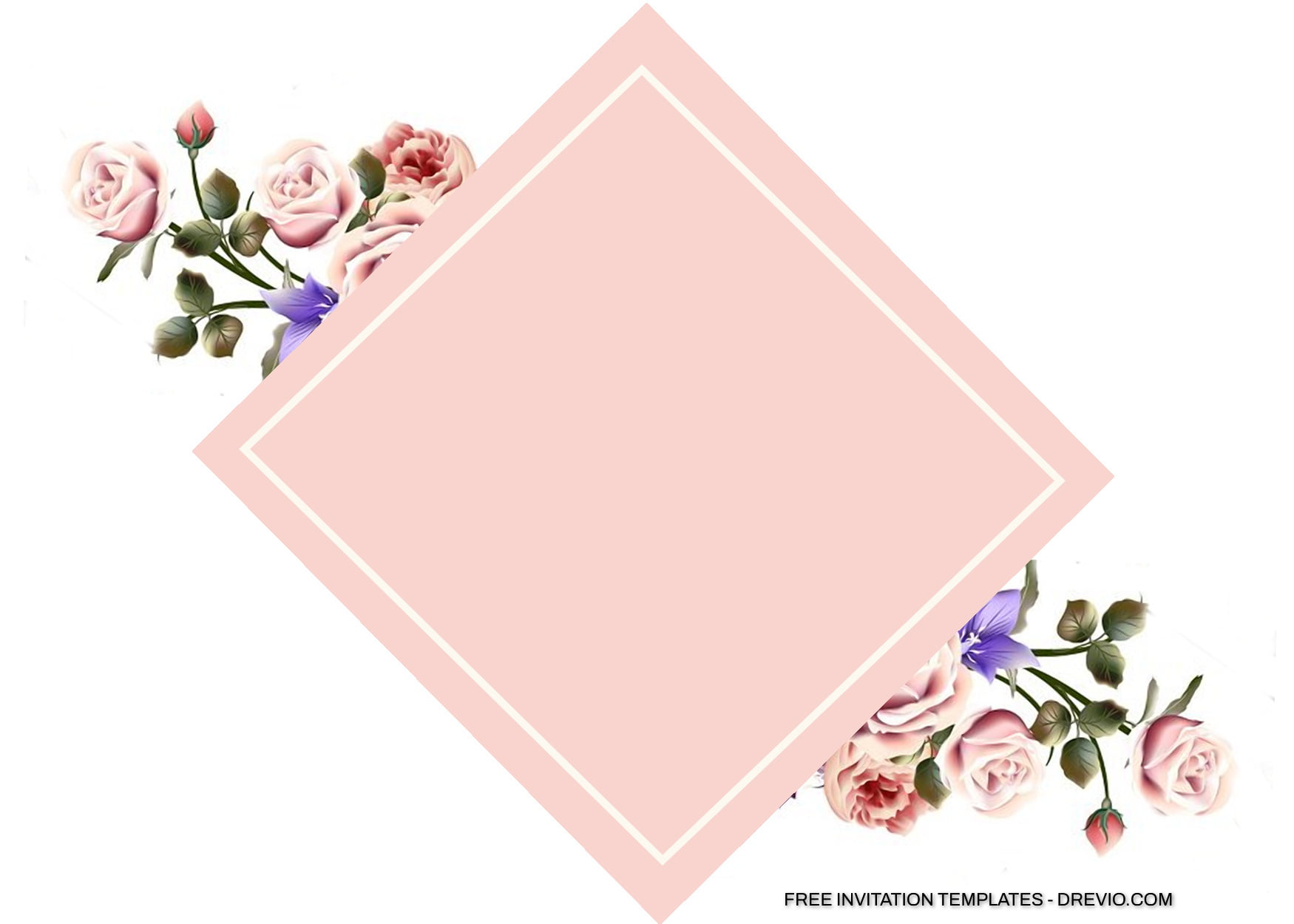 8+ Variable Peonies Watercolor Floral Invitation Templates 