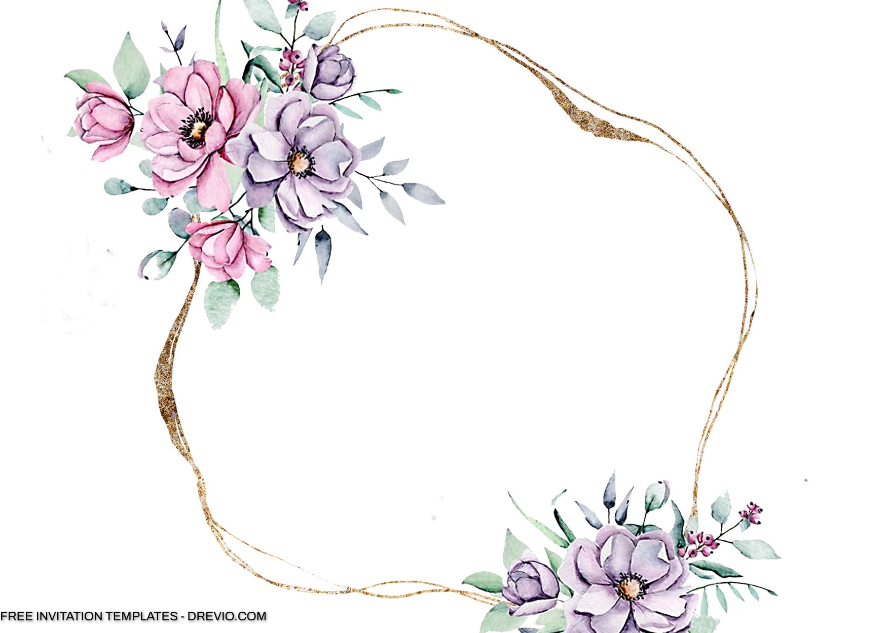 10+ Rocky Pastel Frame Floral Invitation Templates