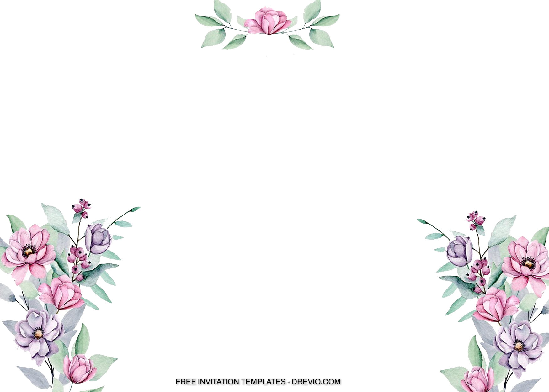 10+ Rocky Pastel Frame Floral Invitation Templates