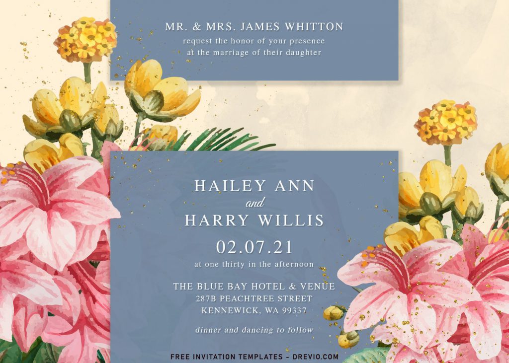 11+ Beautiful Garden Wedding Invitation Templates To Enhance Your Party