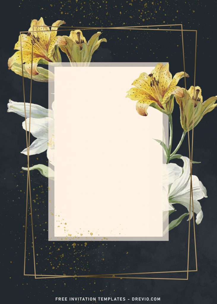 11+ Botanical Garden Birthday Invitation Templates with watercolor calla lily