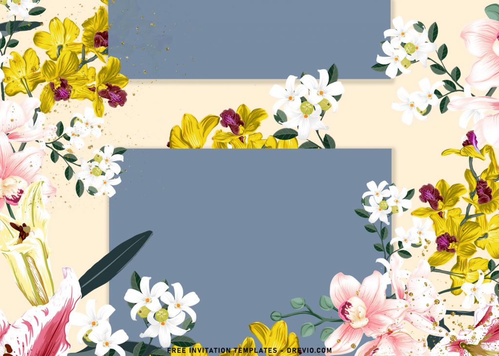 8+ Spring Garden Birthday Invitation Templates with beautiful Chrysanthemum flowers