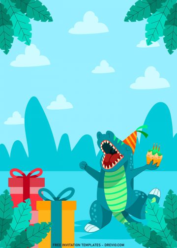 9+ Dinosaur Birthday Invitation Templates | Download Hundreds FREE ...