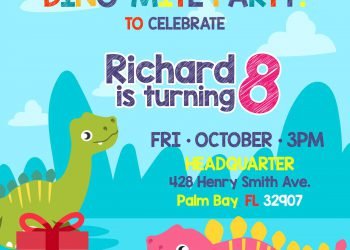 9+ Dinosaur Birthday Invitation Templates