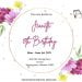 8+ Sparkly Round Pastel Floral Invitation Templates